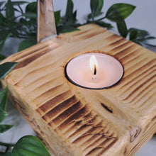 Load and play video in Gallery viewer, Rustic Wooden Wax Melt Burner
